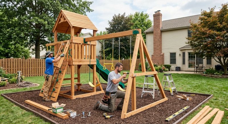 Create A Safe Backyard Play Area