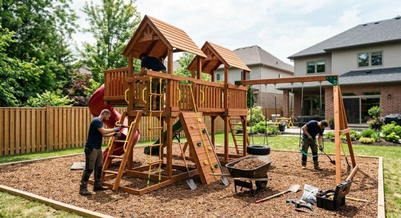 Create A Safe Backyard Play Area