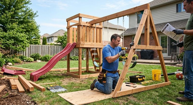 Create A Safe Backyard Play Area