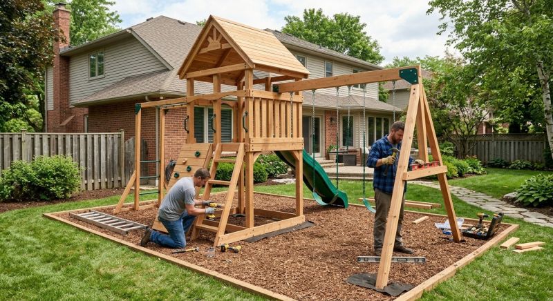 Create A Safe Backyard Play Area