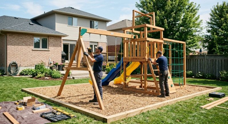 Create A Safe Backyard Play Area