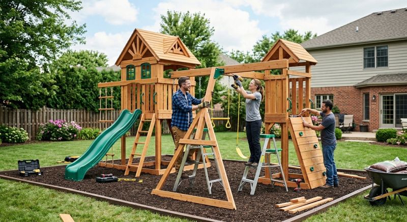 Outdoor Play Equipment Installation
