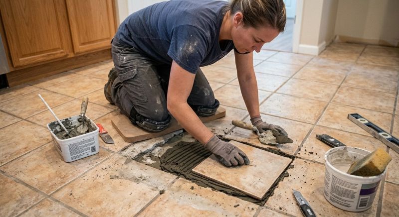Repair Cracked Bathroom Tiles
