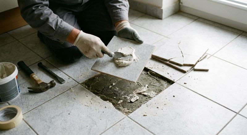 Repair Cracked Bathroom Tiles