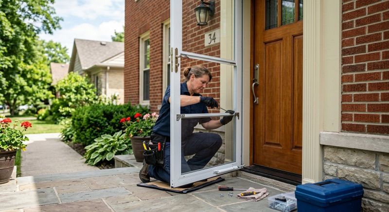 Repair Or Replace Your Storm Door?